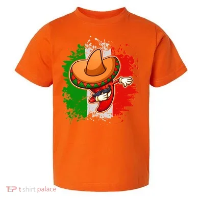 Dabbing Pepper Cinco de Mayo Toddler T-Shirt