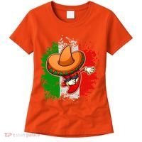 Dabbing Pepper Cinco de Mayo Women's T-Shirt thumb 0