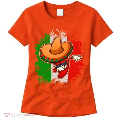 Dabbing Pepper Cinco de Mayo Women's T-Shirt