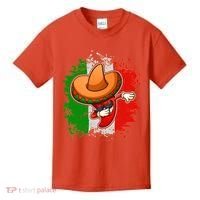 Dabbing Pepper Cinco de Mayo Kids T-Shirt thumb 0