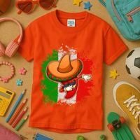 Dabbing Pepper Cinco de Mayo Kids T-Shirt thumb 3