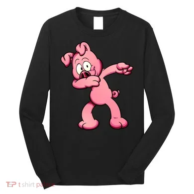 Dabbing Pig Long Sleeve Shirt