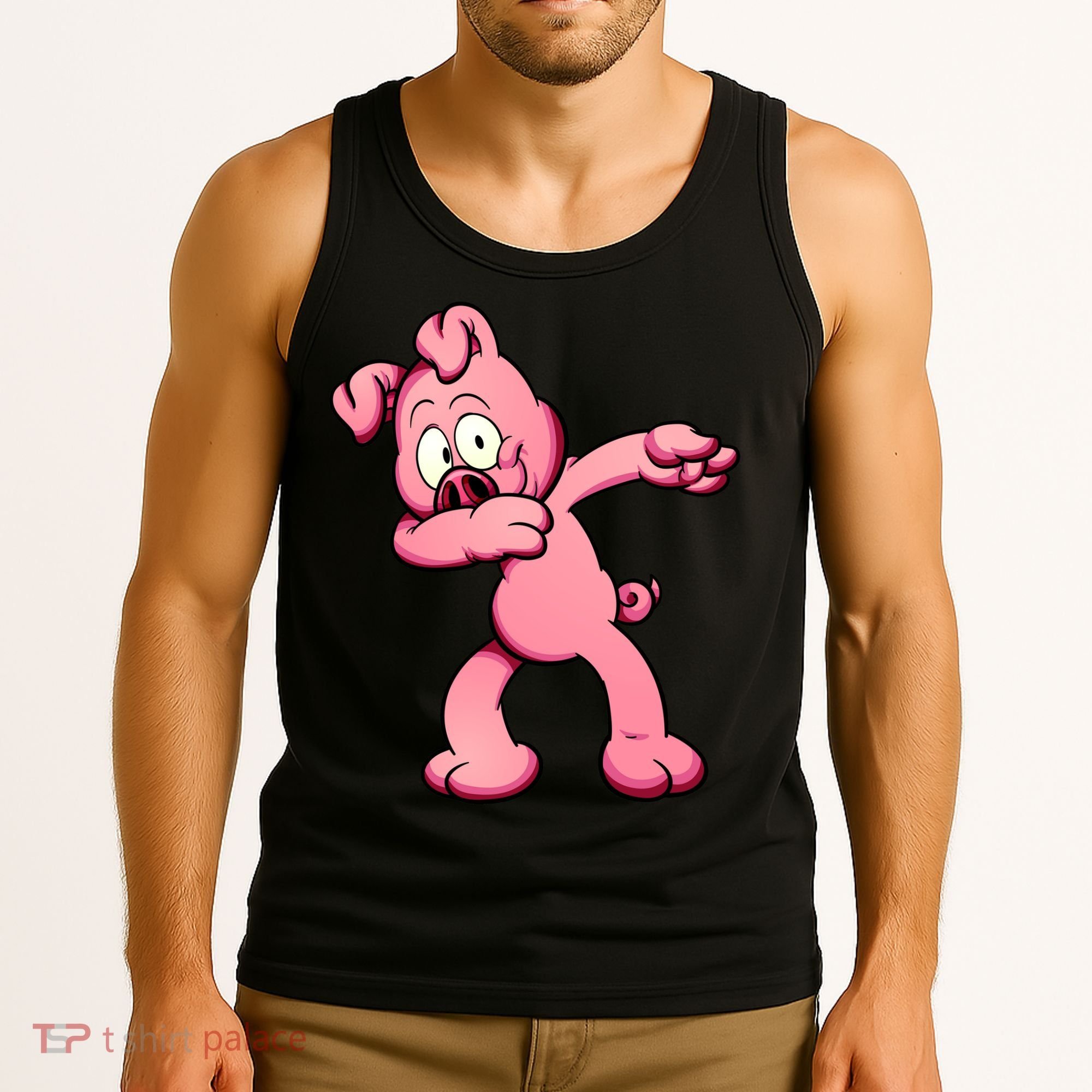 Dabbing Pig Tank Top