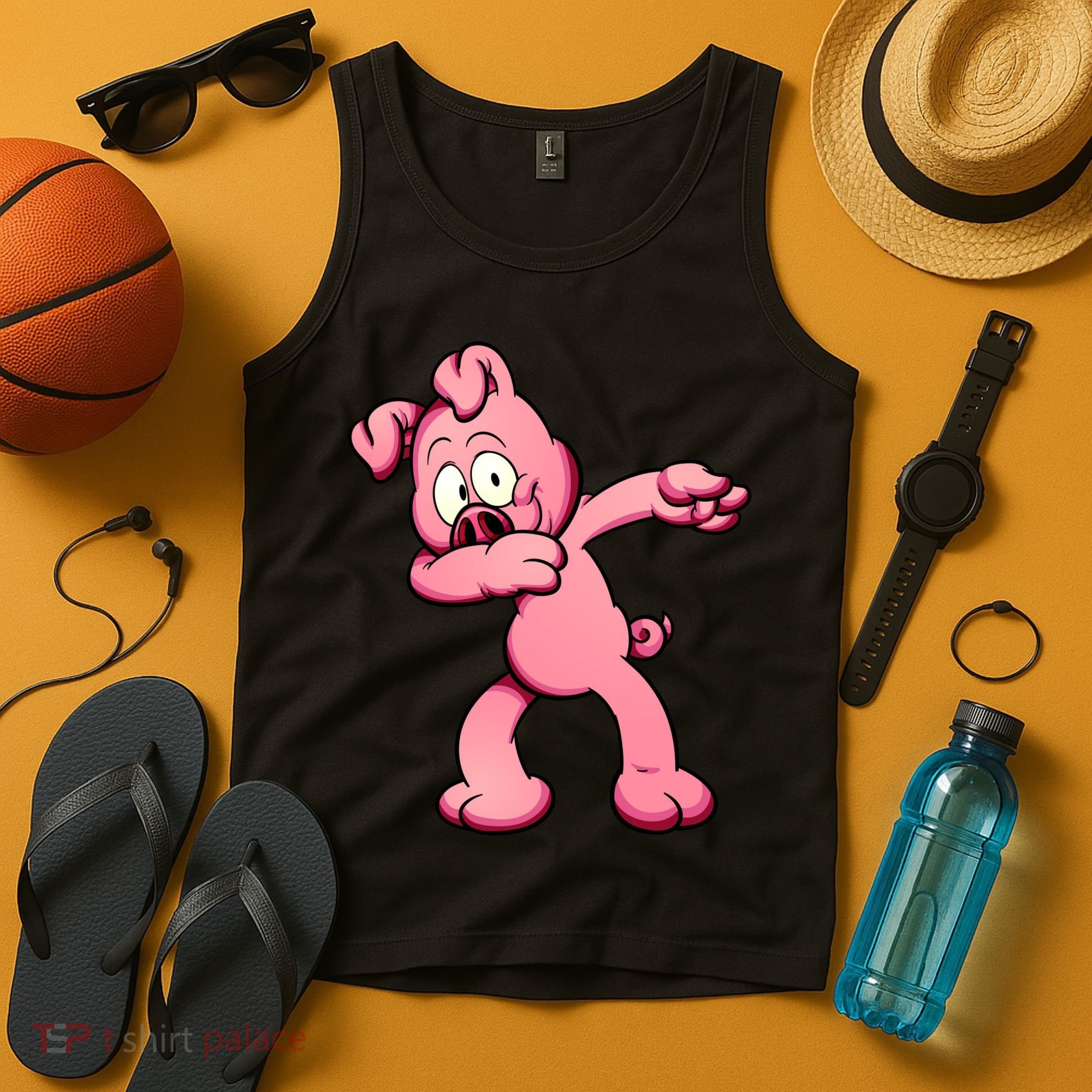 Dabbing Pig Tank Top