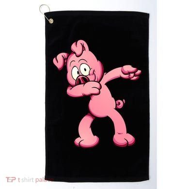 Dabbing Pig Golf Towel