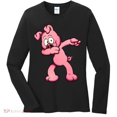 Dabbing Pig Women's Long Sleeve Shirt