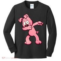 Dabbing Pig Kids Long Sleeve Shirt thumb 0