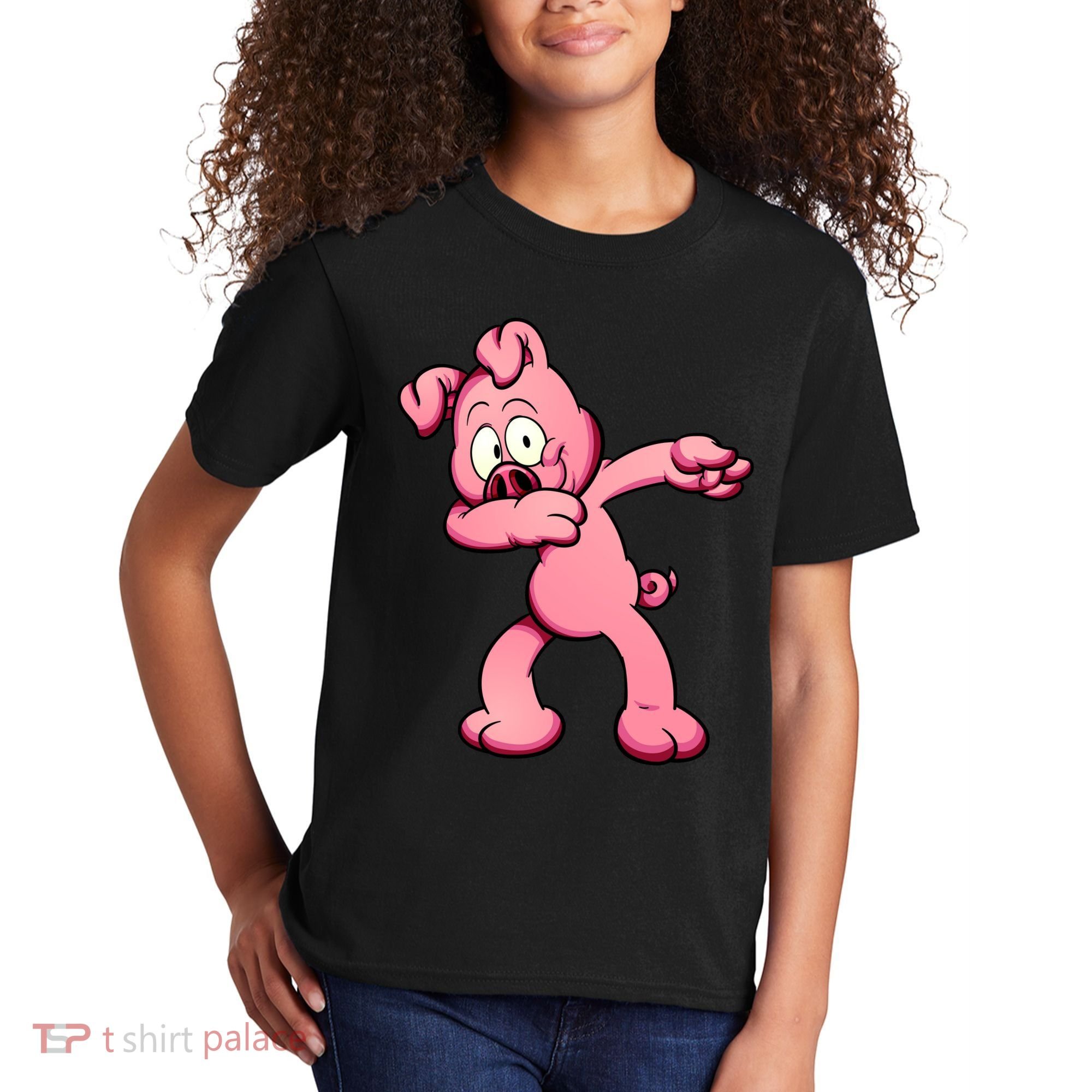 Dabbing Pig Kids T-Shirt