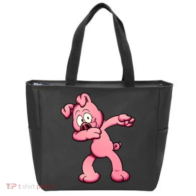Dabbing Pig Tote Bag