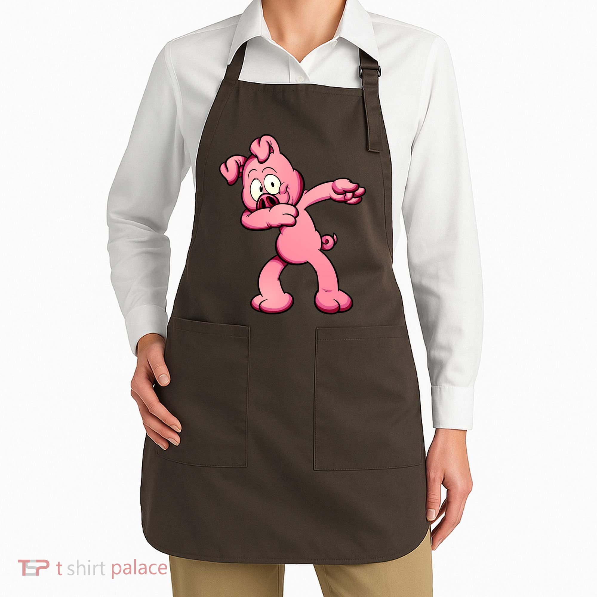 Dabbing Pig Apron