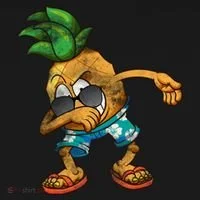 Dabbing Pineapple Doggie Tank thumb 4