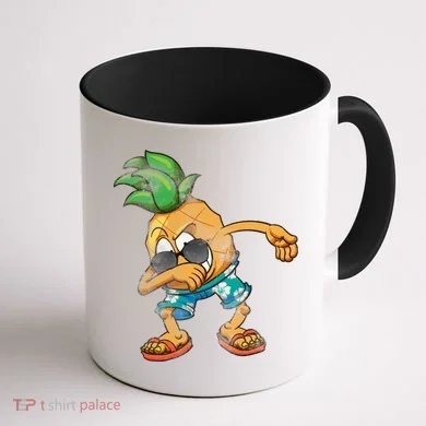 Dabbing Pineapple Coffee Mug back