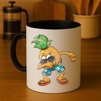 Dabbing Pineapple Coffee Mug thumb 4