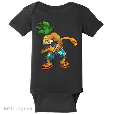 Dabbing Pineapple Baby Bodysuit
