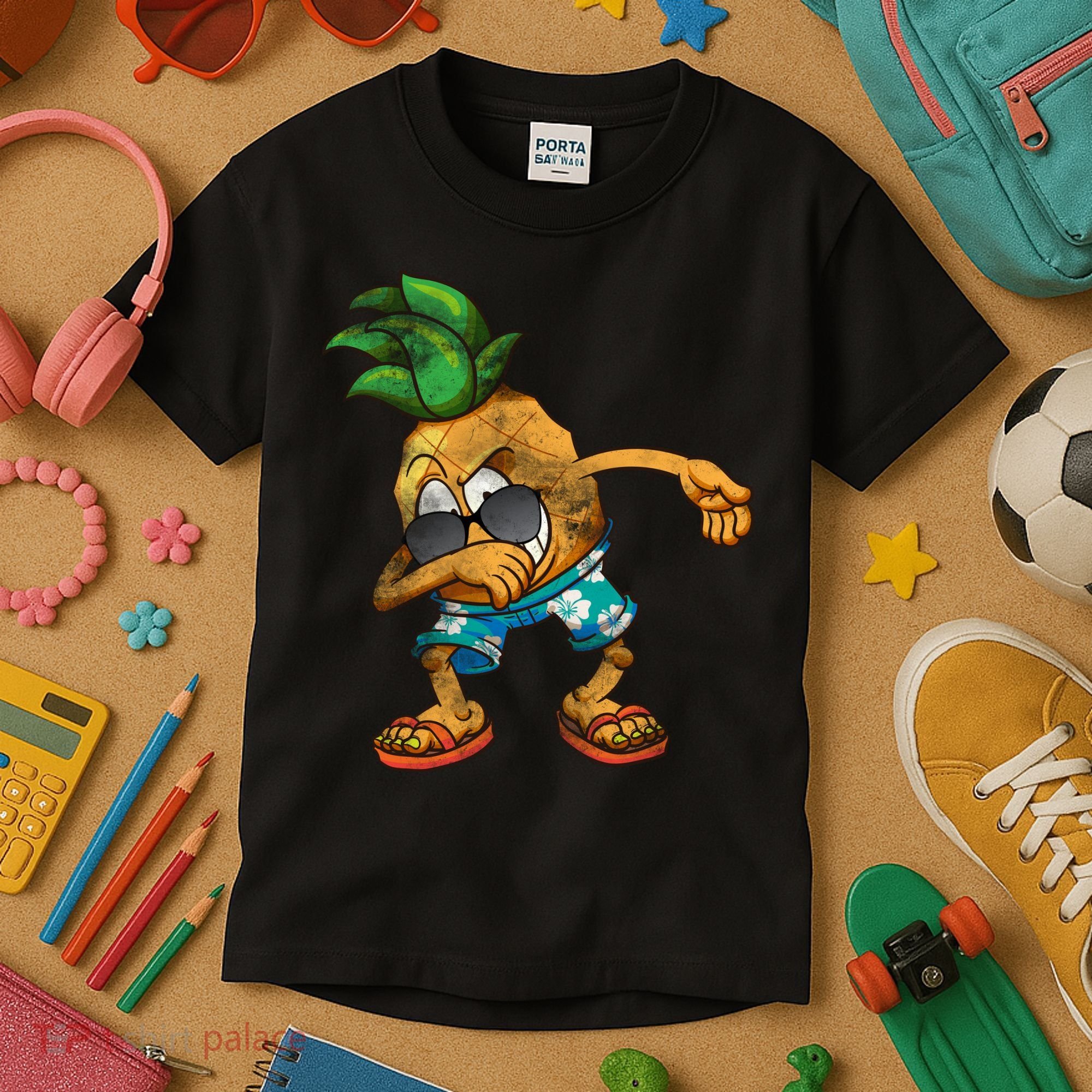 Dabbing Pineapple Kids T-Shirt