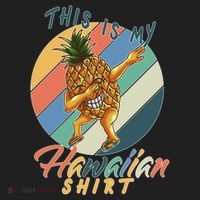 Dabbing Pineapple This Is My Hawaiian Women's Sweatshirt thumb 2
