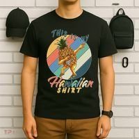 Dabbing Pineapple This Is My Hawaiian T-Shirt thumb 6
