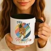Dabbing Pineapple This Is My Hawaiian Coffee Mug thumb 3