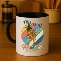 Dabbing Pineapple This Is My Hawaiian Coffee Mug thumb 4