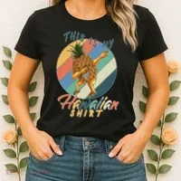 Dabbing Pineapple This Is My Hawaiian Women's T-Shirt thumb 2