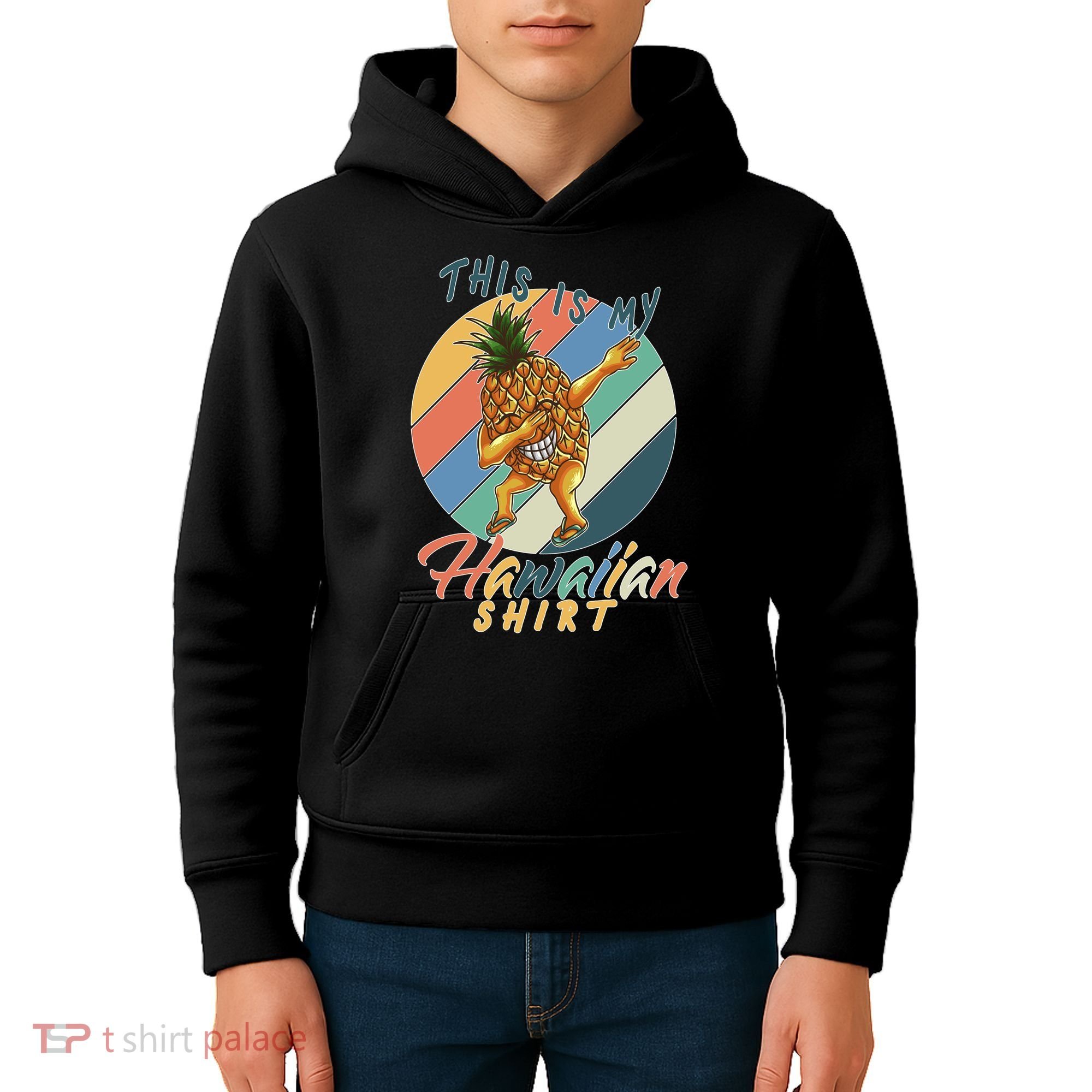 Dabbing Pineapple This Is My Hawaiian Kids Hoodie