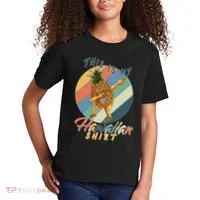 Dabbing Pineapple This Is My Hawaiian Kids T-Shirt thumb 2