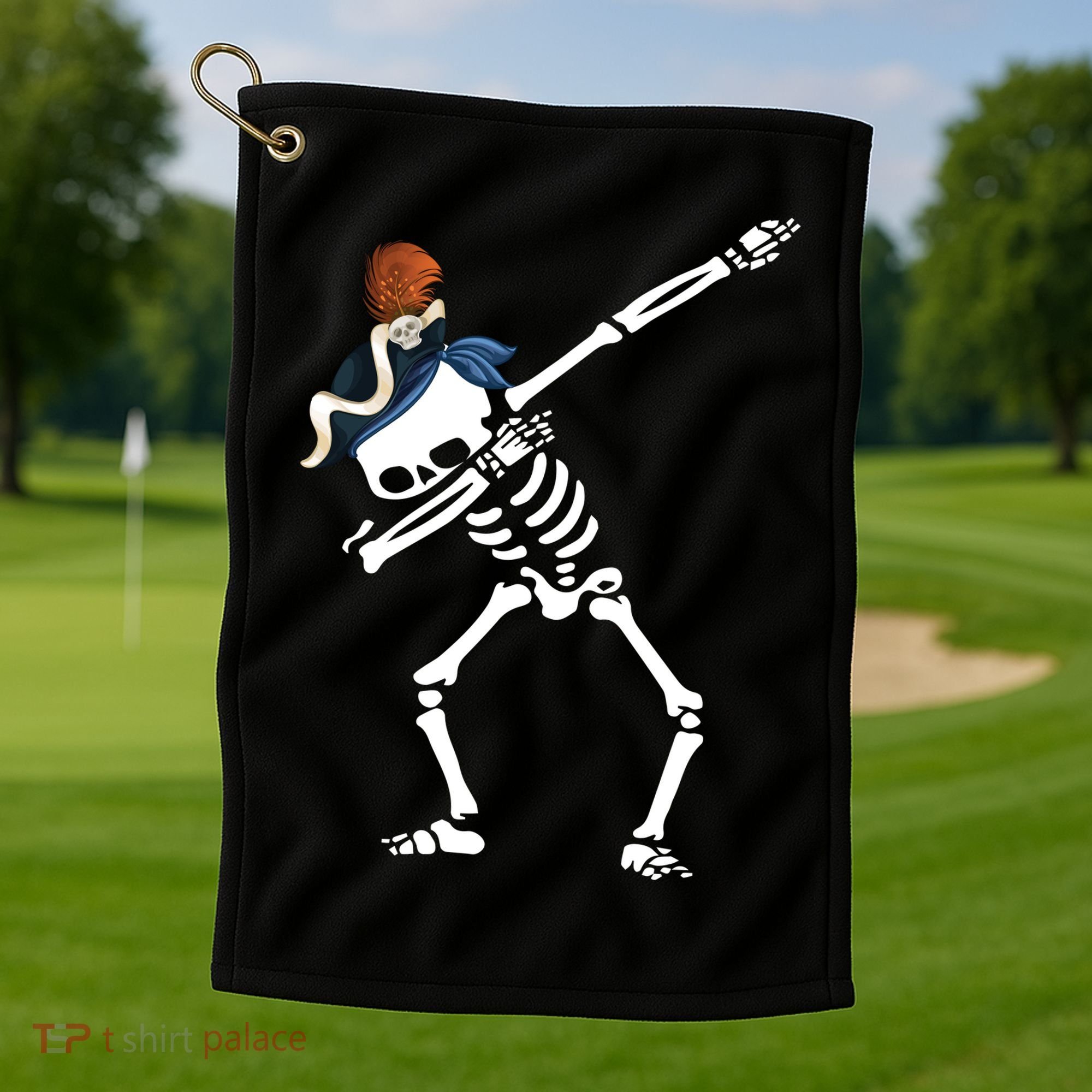 Dabbing Pirate Dab Golf Towel