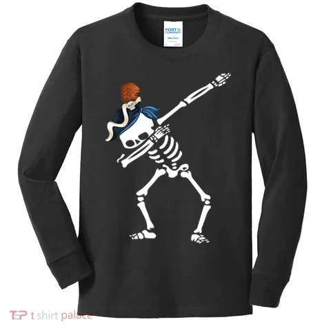 Dabbing Pirate Dab Kids Long Sleeve Shirt in the selected color