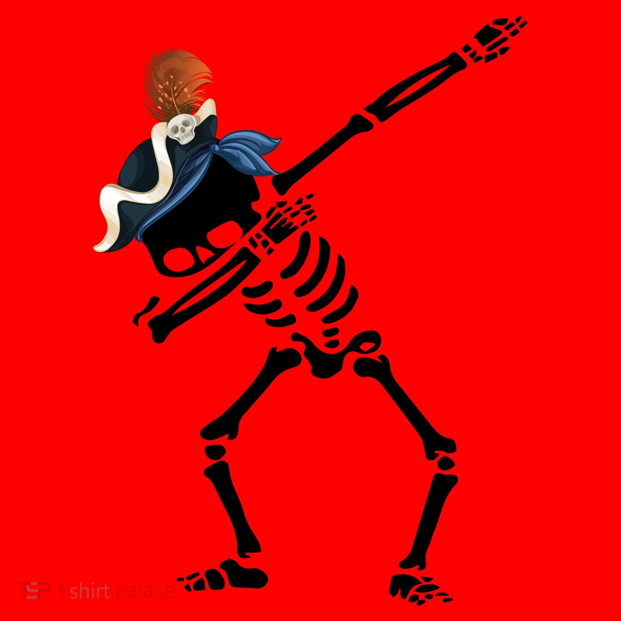 Dabbing Pirate Dab Santa Hat
