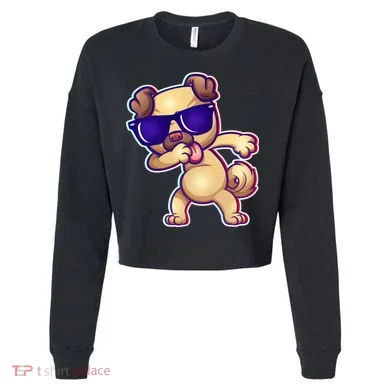 Dabbing Pub Cropped Pullover Crew