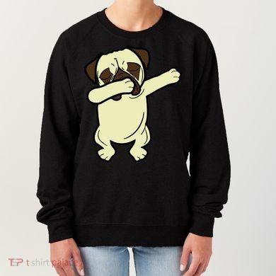 Dabbing Pug Doing the Dab Women's Sweatshirt
