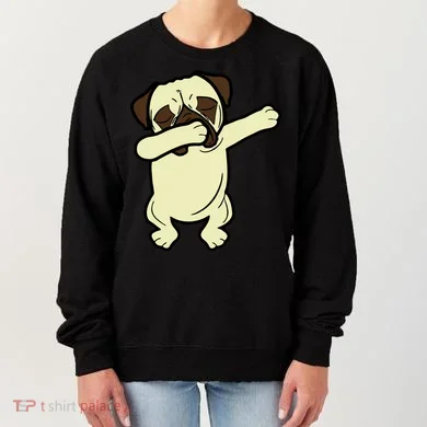 Dabbing Pug Doing the Dab Women's Sweatshirt