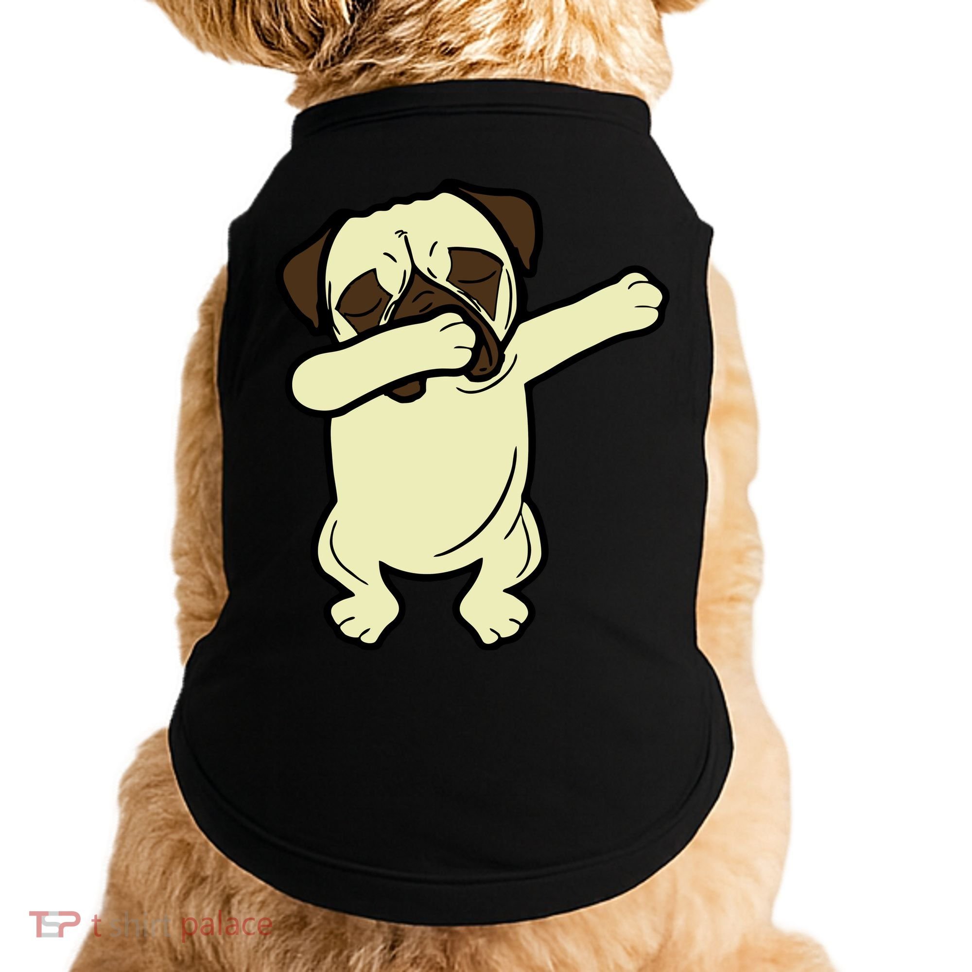 Dabbing Pug Doing the Dab Doggie Tank