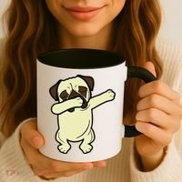 Dabbing Pug Doing the Dab Coffee Mug thumb 3