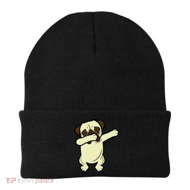 Dabbing Pug Doing the Dab Beanie