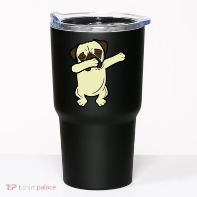 Dabbing Pug Doing the Dab Tumbler