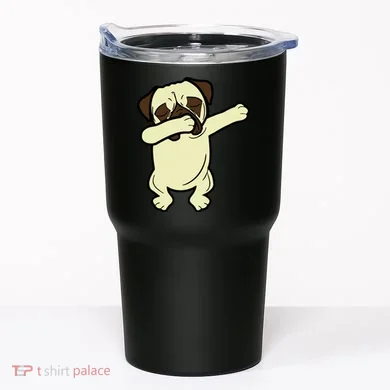 Dabbing Pug Doing the Dab Tumbler