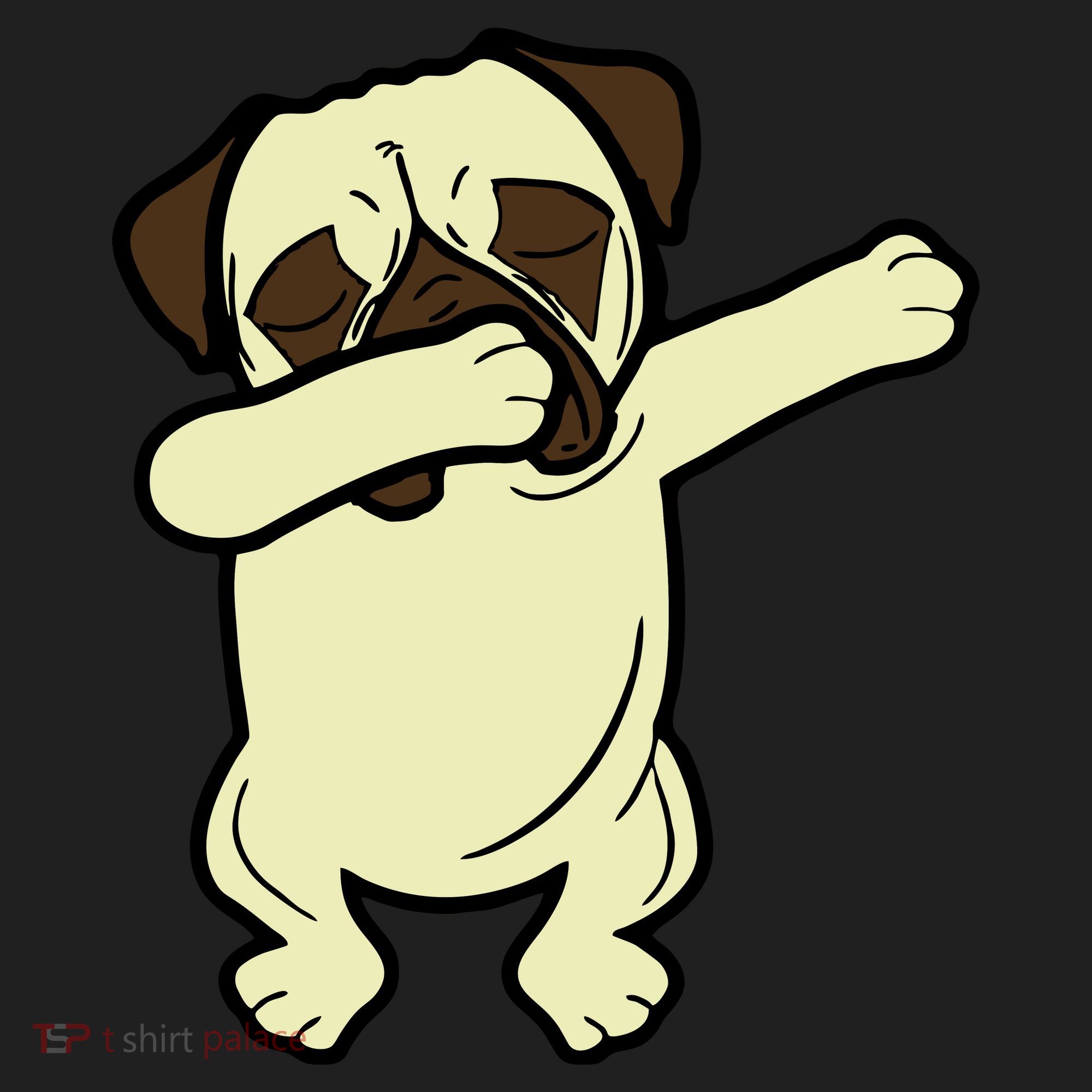 Dabbing Pug Doing the Dab Tumbler