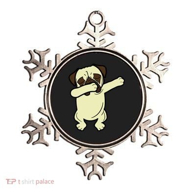 Dabbing Pug Doing the Dab Ornament