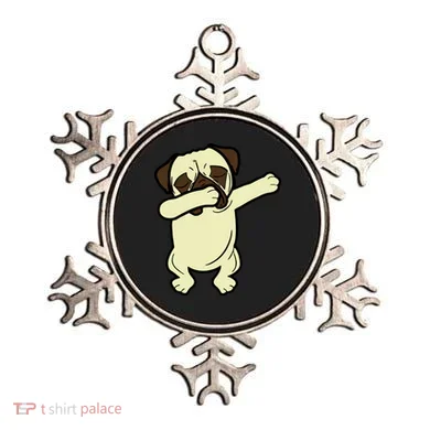 Dabbing Pug Doing the Dab Ornament