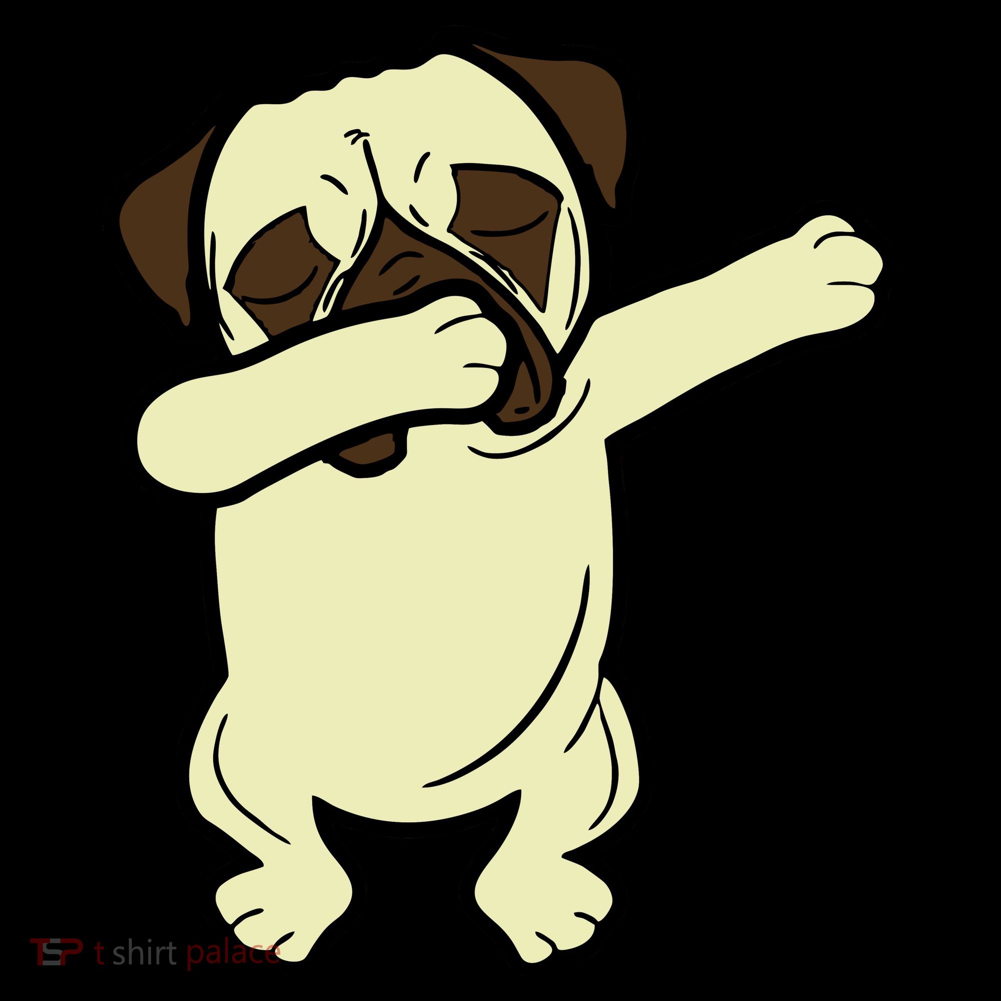 Dabbing Pug Doing the Dab Women's Tank Top