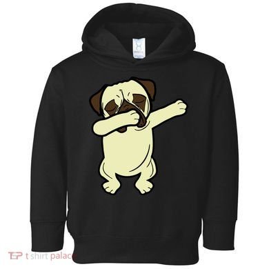 Dabbing Pug Doing the Dab Toddler Hoodie