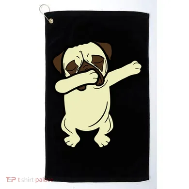 Dabbing Pug Doing the Dab Golf Towel