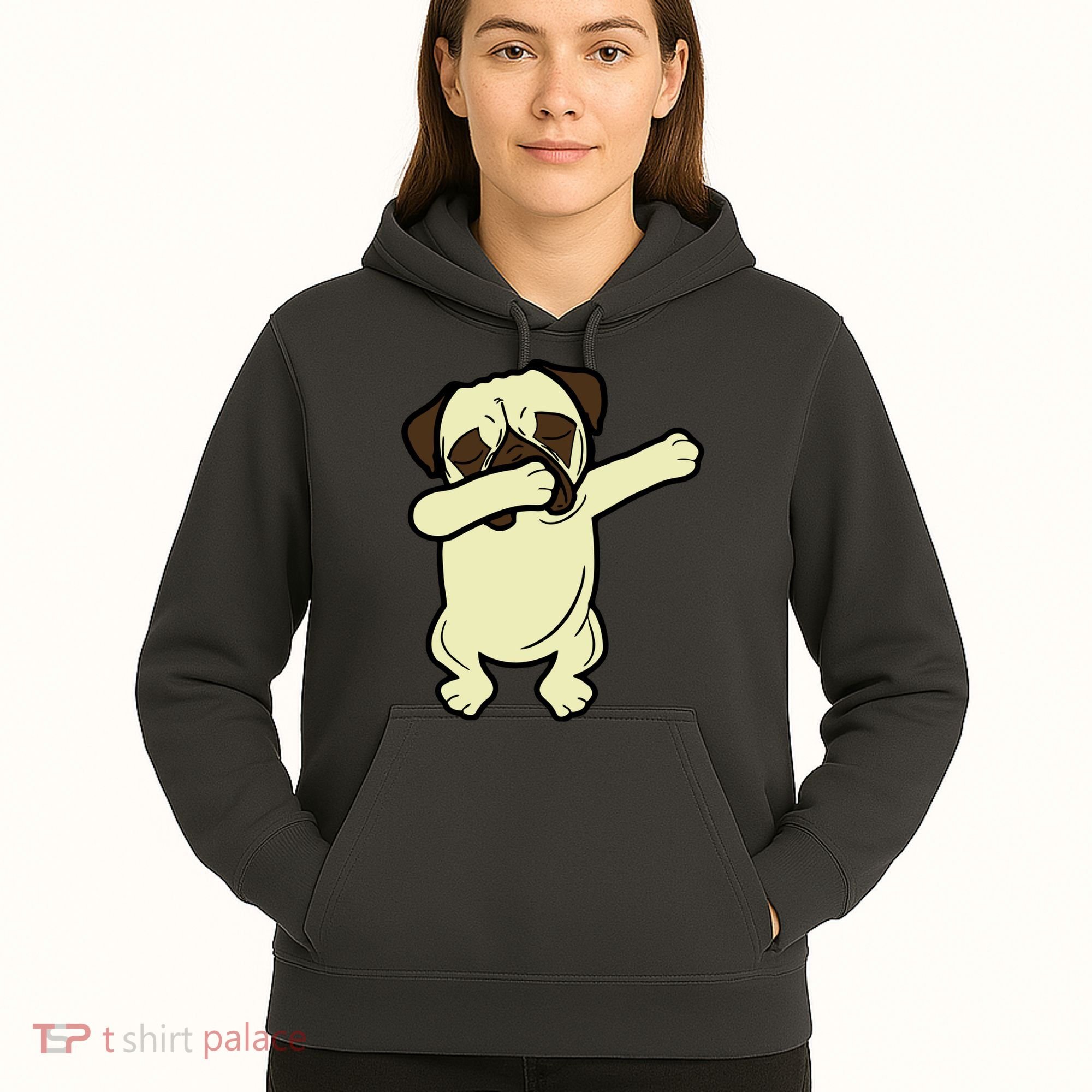 Dabbing Pug Doing the Dab Hoodie