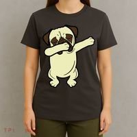 Dabbing Pug Doing the Dab T-Shirt thumb 4