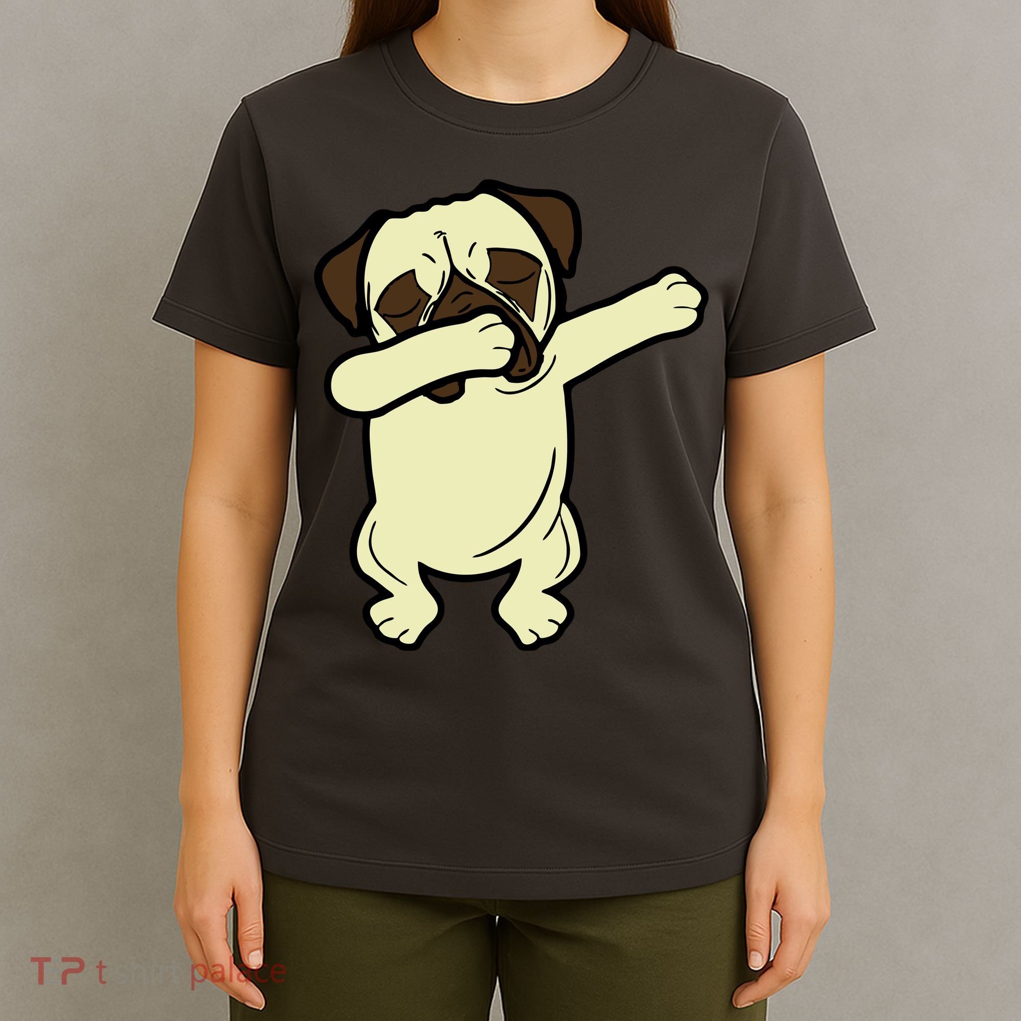 Dabbing Pug Doing the Dab T-Shirt