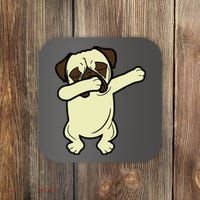 Dabbing Pug Doing the Dab Coaster thumb 0