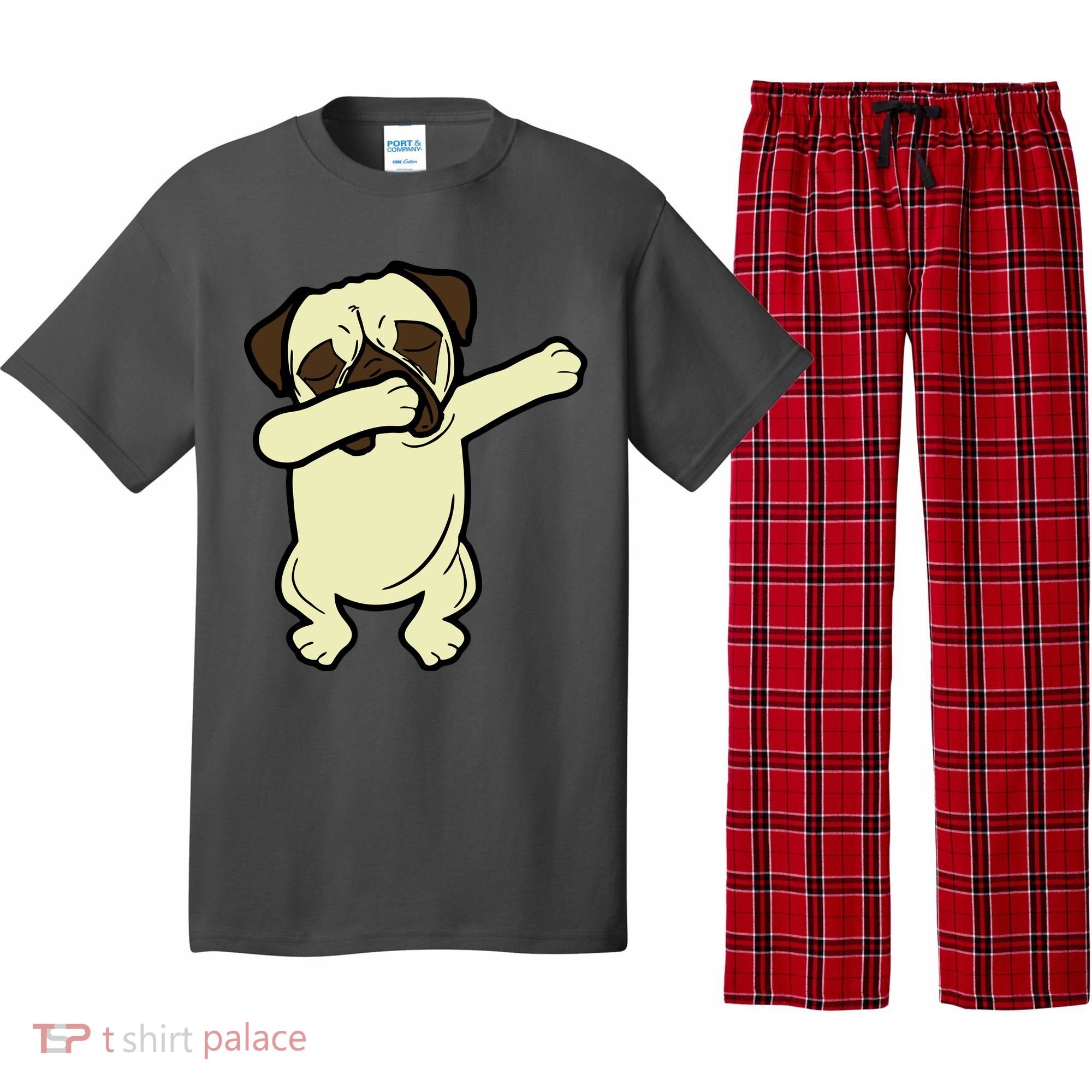 Dabbing Pug Doing the Dab Pajama Set