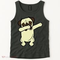 Dabbing Pug Doing the Dab Tank Top thumb 2