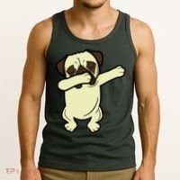 Dabbing Pug Doing the Dab Tank Top thumb 3